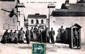 TIARET - CASERNE DE LA LEGION - 1909